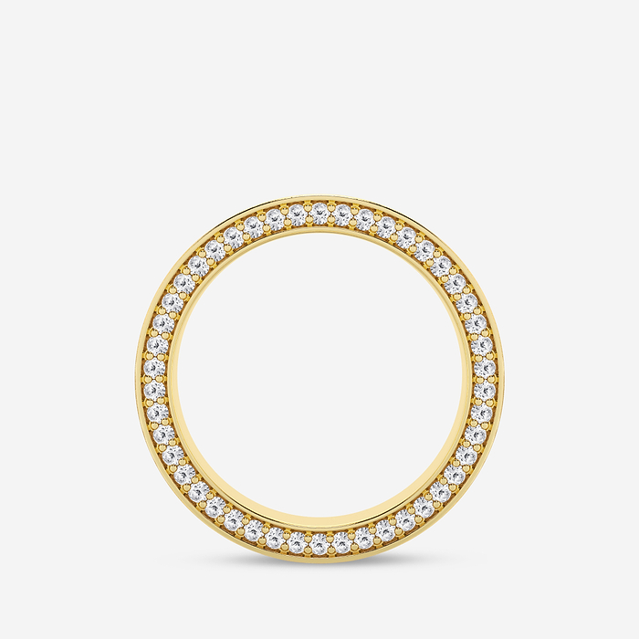 Sandblast Flat Eternity - 7/8 ctw Round Lab Grown Diamond 7mm Sandblast Finish Flat Eternity Band